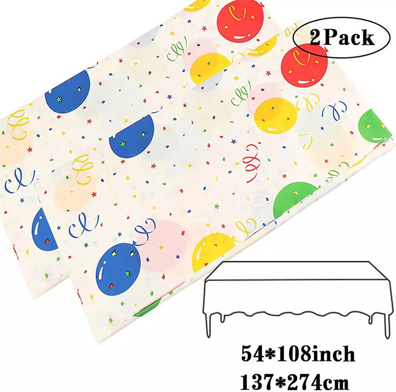Disposable Plastic Tablecloths Custom Design