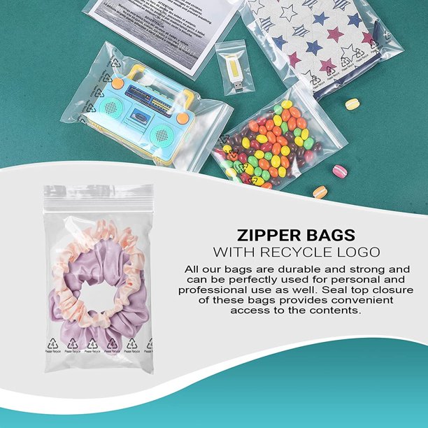 Clear Zipper Pouch Bag