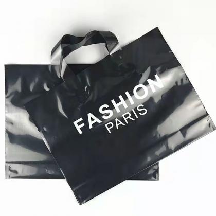 Black Plastic Shopping Bag Wholesale