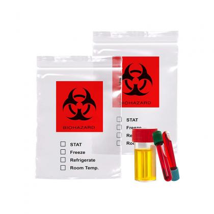 Biohazard clear ziplock bag wholesale