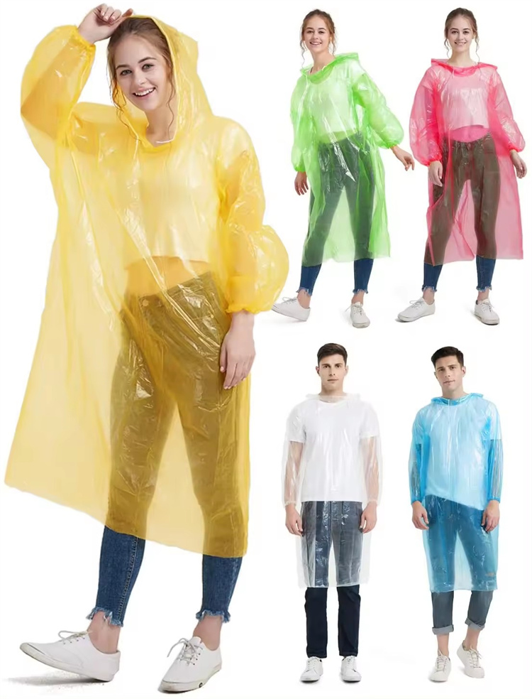 Adult Waterproof Disposable Raincoat