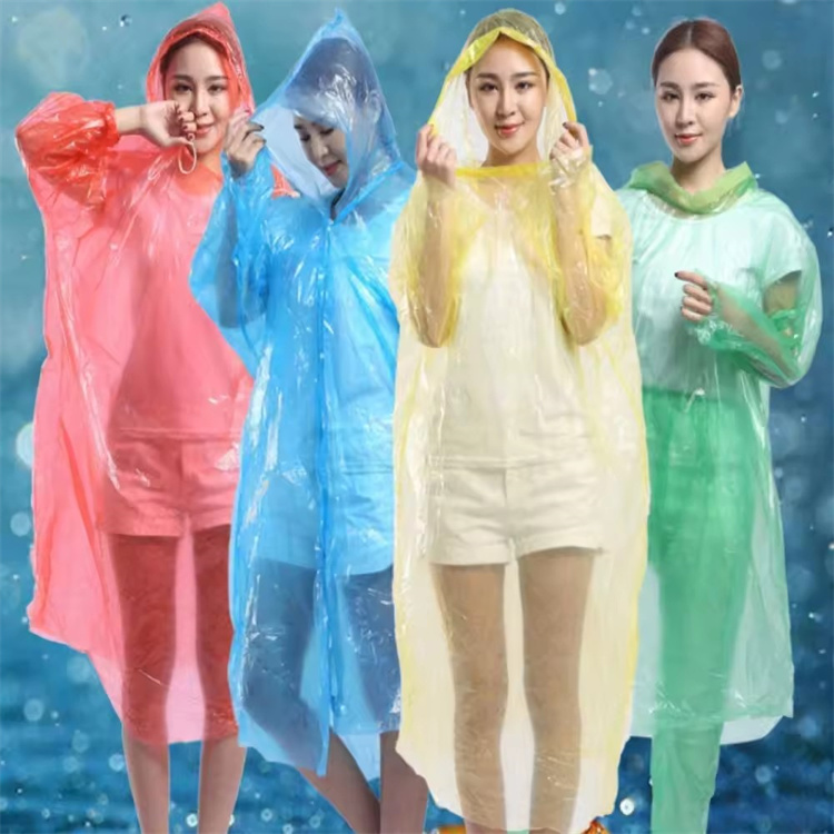 Adults Waterproof Disposable Raincoat