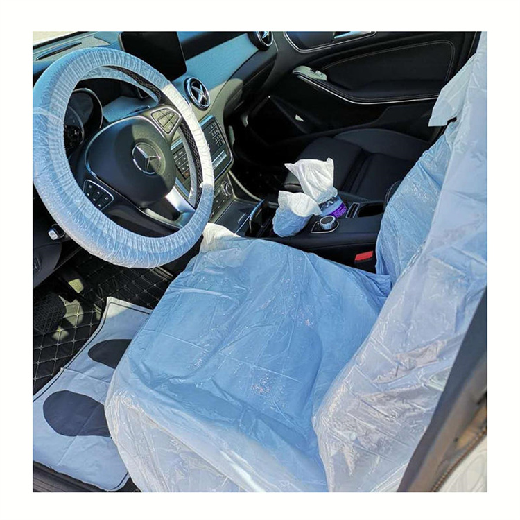 plastic film car seats cover